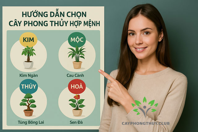 Cách chọn cây phong thủy theo mệnh