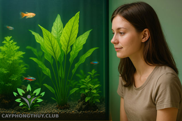 Cây thủy sinh trong bể cá