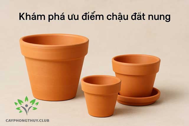 Khám phá ưu điểm chậu đất nung